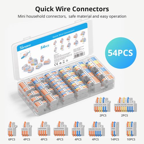 Quick Wire Connectors Sonoff 250V, 32A, 0.2-2.5mm² D1-2 6920075740967