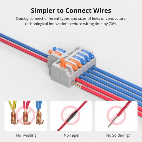 Quick Wire Connectors Sonoff 250V, 32A, 0.2-2.5mm² D1-2 6920075740967