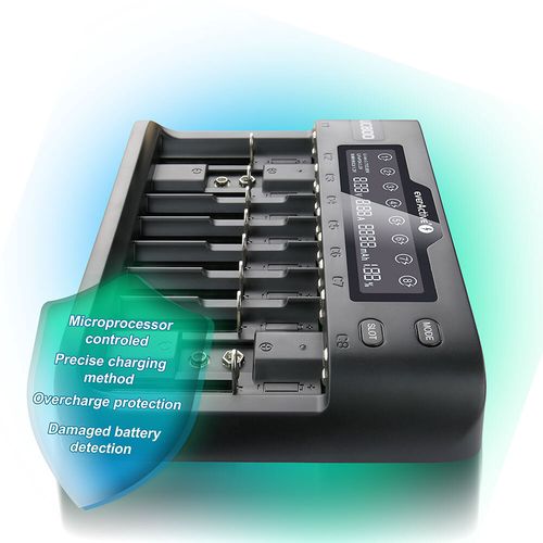 Laadija Li-ion ja Ni-MH silindrilistele akudele everActive UC-800 UC-800 5903205772169