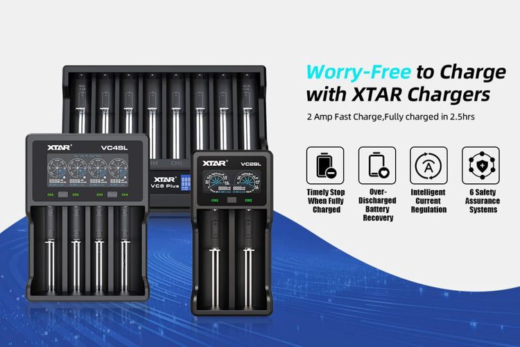 Rechargeable battery 18650 3.6V 3600mAh 10A Li-Ion PCB XTAR 18650/4000/PCB/XTAR 6952918302384