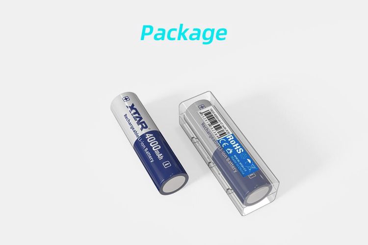 Rechargeable battery 18650 3.6V 3600mAh 10A Li-Ion PCB XTAR 18650/4000/PCB/XTAR 6952918302384