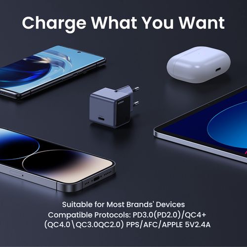 Wall Quick Charger Nexode S GaN 30W USB-C QC4.0+ PD3.0, Grey UGREEN/35041