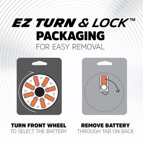 Zinc Air Battery AC10E (V10, HA10, PR70, 7005ZD) for hearing aid 1.45V Energizer 8pcs blister AZ10DP8 7638900425734