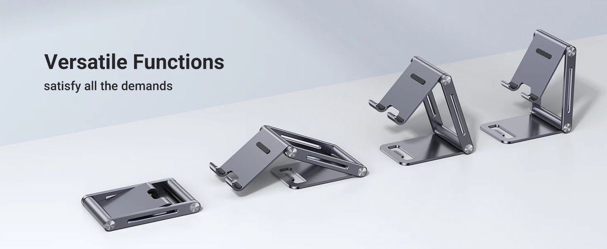 Foldable Aluminium Desk Stand for 4.7-7.2" Smartphones, Silver UGREEN/80708 6957303887088