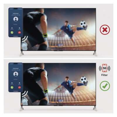 Внутренняя антенна CITY LEAF-C600, DVB-T2, DAB, LTE/4G/5G фильтр J0709 8592920119976