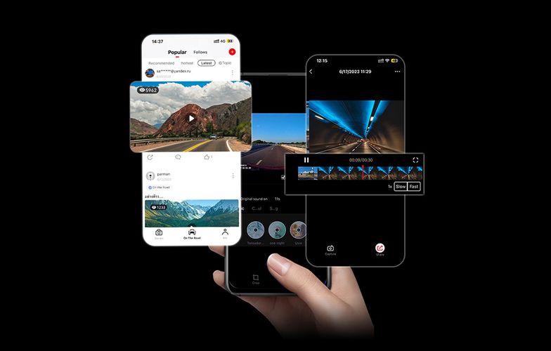 Приборная камера двойная WiFi 1296p + задняя камера 1080p N1 DDPAI DDPAI-N1 6934915204007