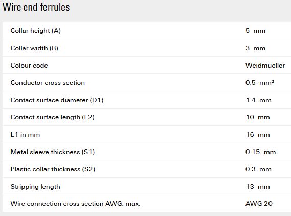 Stieples gala uzmava, dubultā stieples gala uzmava, 13 mm, 10 mm, oranža, oranža H0.5/16-ZH-OR