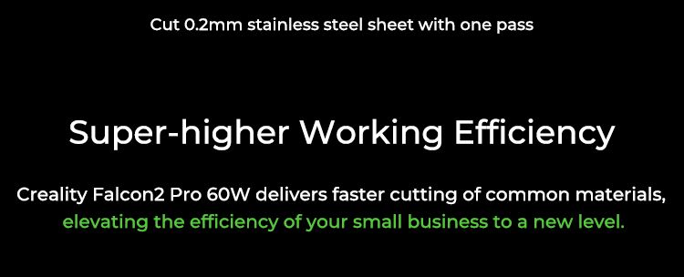 Laser engraver / cutter 60W laser 400x415mm Falcon2 Pro Creality CRE-1005010178 6971636402923