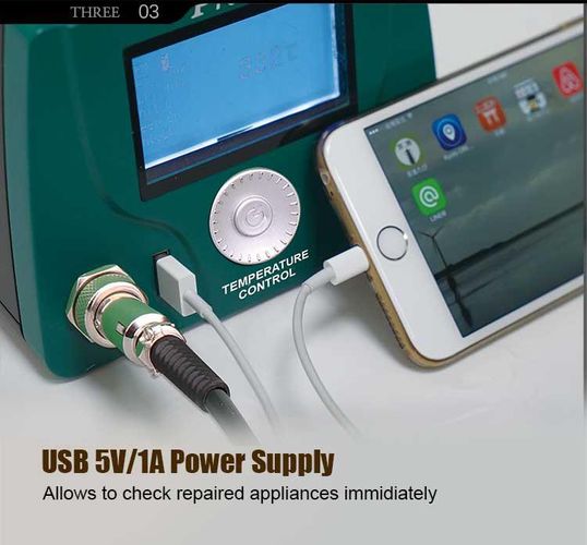 LCD išmani litavimo stotelė 90W, ESD, Pro'sKit SS-259B 4711552159653