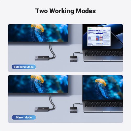Belaidis adapteris vaizdo perdavimui iš USB-C (palaikančios vaizdo perdavimą) - HDMI 1080P@60Hz 30m CM737 UGREEN UGREEN/35031A 6941876248704