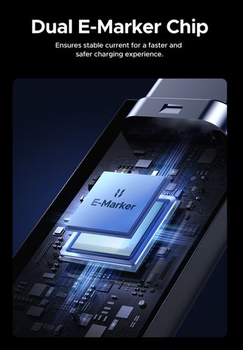 Кабель USB C male - USB C male USB4, Thunderbolt™ 5 240W 1m 40Gbps 16K@60Hz L703 UGREEN UGREEN/45996 6941876249961