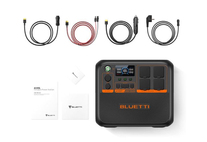 BLUETTI Kilnojama energijos stotelė 2400W 2304Wh LiFePO4 AC200PL 6970991294754