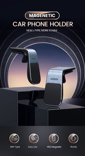 Automobilinis magnetinis telefono laikiklis (į ventiliacijos groteles) UGREEN/80712B 6957303893171