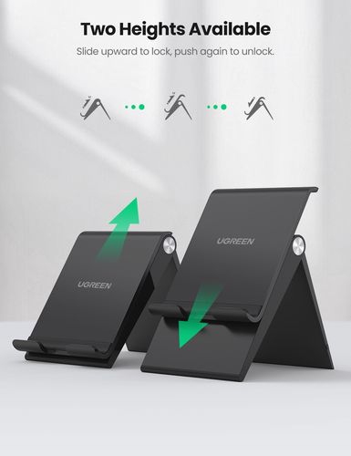 Adjustable Desk Stand for Smartphones & Tablets (max 7.2"), Black UGREEN/80903 6957303889037