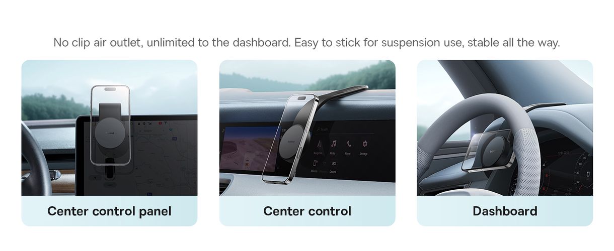 Car Magnetic Mount for Smartphones PrimeTrip C02 Air, Black C40182801113-01 6932172682569