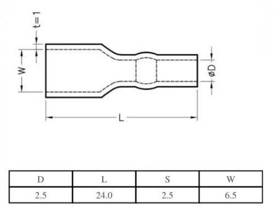 Vadu uzgalis  6.5mm FIX&FASTEN S6525