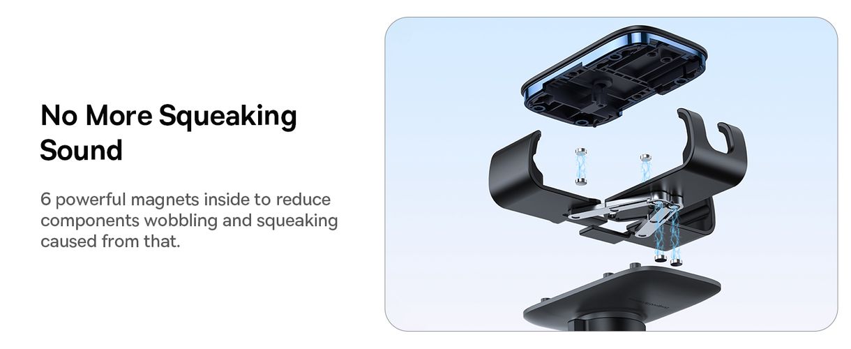 Car Mount Metal Age 3 for 4.7-7.2" Smartphones (Car Air Vent Mount for 4.7-7.2" Smartphones (Air Vent Version), Black C40467600111-01 6932172663629