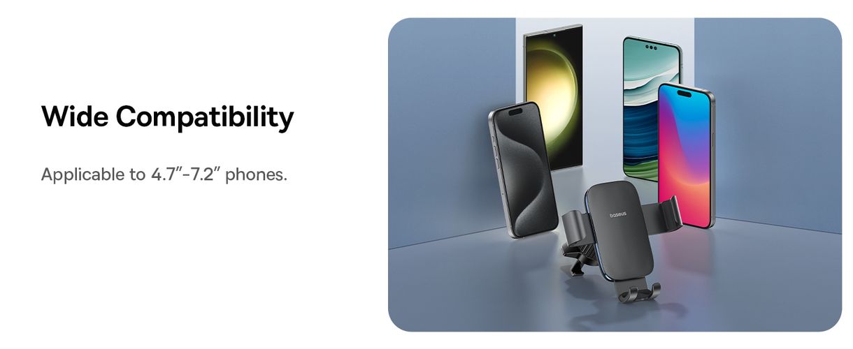 Car Mount Metal Age 3 for 4.7-7.2" Smartphones (Car Air Vent Mount for 4.7-7.2" Smartphones (Air Vent Version), Black C40467600111-01 6932172663629
