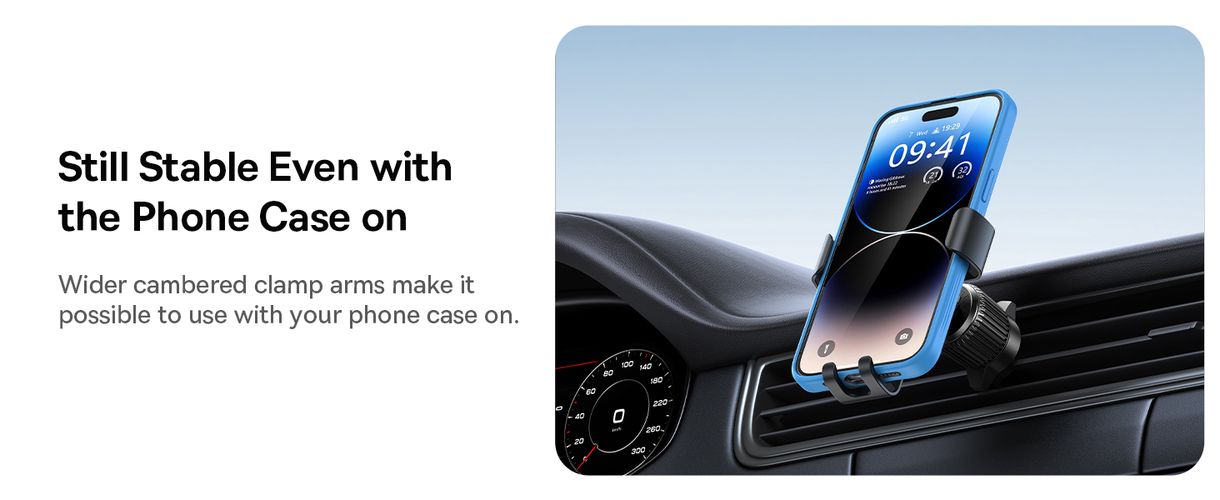 Car Mount Metal Age 3 for 4.7-7.2" Smartphones (Car Air Vent Mount for 4.7-7.2" Smartphones (Air Vent Version), Black C40467600111-01 6932172663629