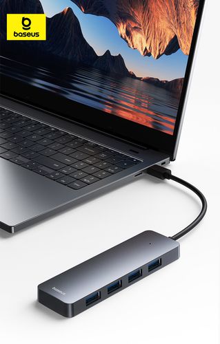 Šakotuvas USB-A 4 prievadų (USB 3.0) 15cm, pilkas B0005280B811-00 6932172636470