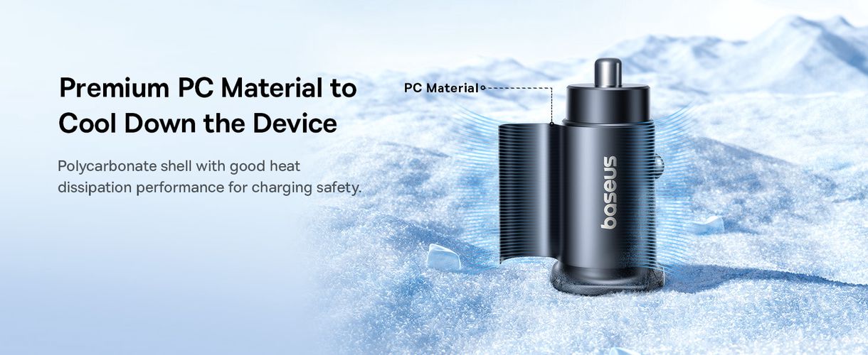 Automobilinis įkroviklis GoTrip 30W 12-24V USB-A + USB-C QC PD, juodas C00072300123-00 6932172687236