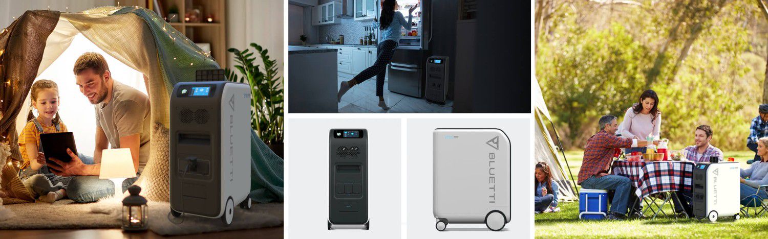 BLUETTI Kilnojama energijos stotelė 3000W 5100Wh LiFePO4 EP500Pro 6970991290732