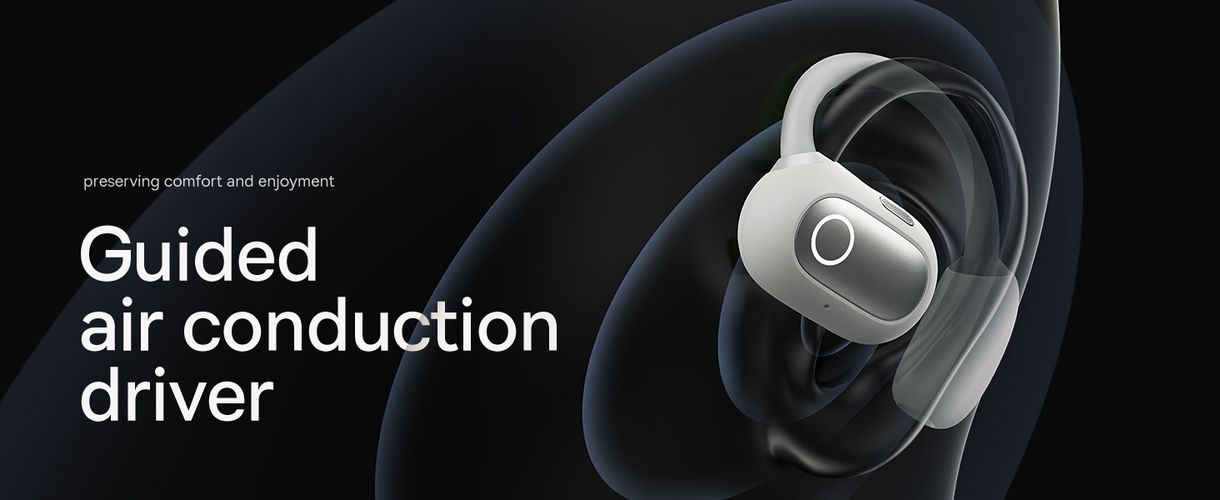 Avatud kõrvaklapid Eli Sport 1 True Wireless Bluetooth 5.3 kõrvaklapid koos laadimiskohvriga, valge A00064400221-00 6932172648268