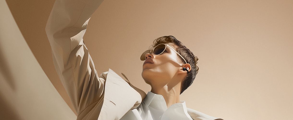 Открытые беспроводные наушники True Wireless Bluetooth 5.4 Earphones Bass 15 Clip с зарядным кейсом, черный A00079500113-00 6932172674335