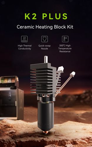 Комплект керамических нагревательных блоков K2 Plus CREALITY CRE-4001030145 6971636407690