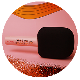 Bluetooth karaoke mikrofon koos kõlariga, must MXBM-600B 5900495094087