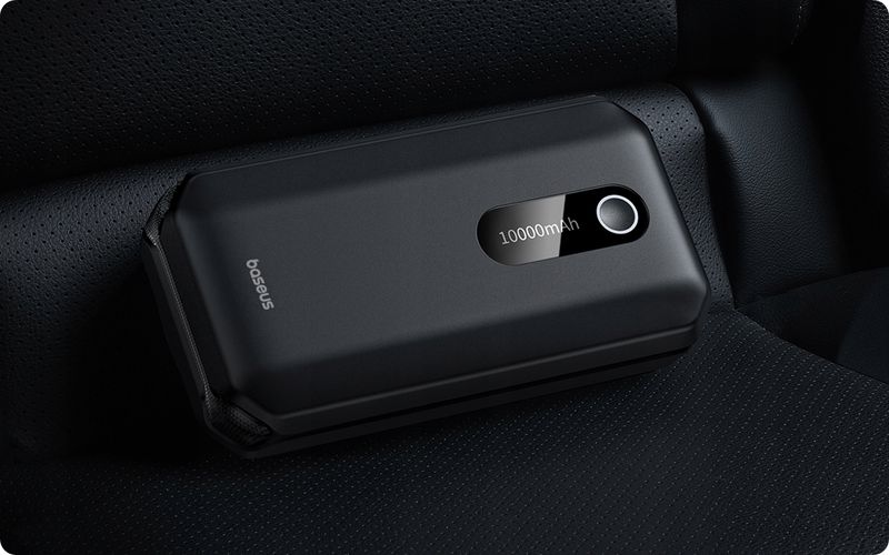 Išorinis akumuliatorius (Powerbank) su automobilio užvedimo funkcija 500A/1000A 10000 mAh 37 Wh, USB + USB-C 5V 2.4A Super Energy BASEUS C00245501113-00 6932172652524