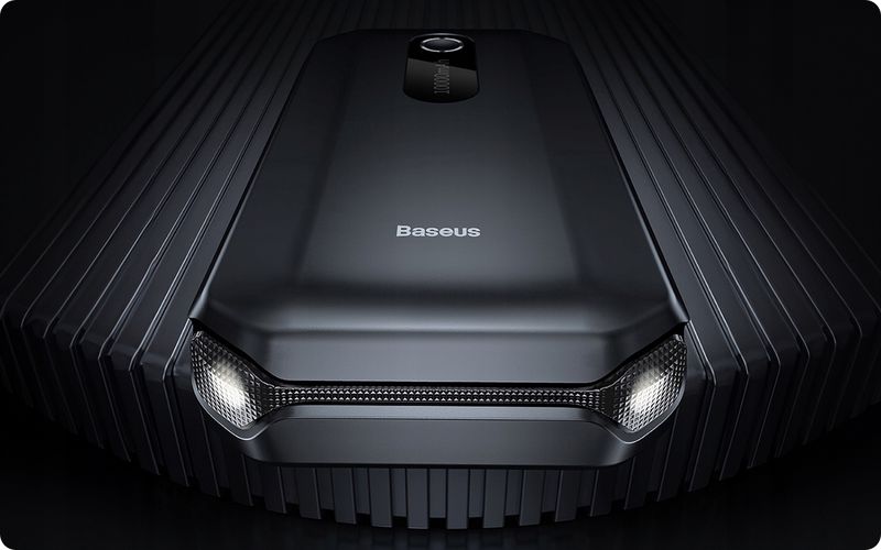 Išorinis akumuliatorius (Powerbank) su automobilio užvedimo funkcija 500A/1000A 10000 mAh 37 Wh, USB + USB-C 5V 2.4A Super Energy BASEUS C00245501113-00 6932172652524