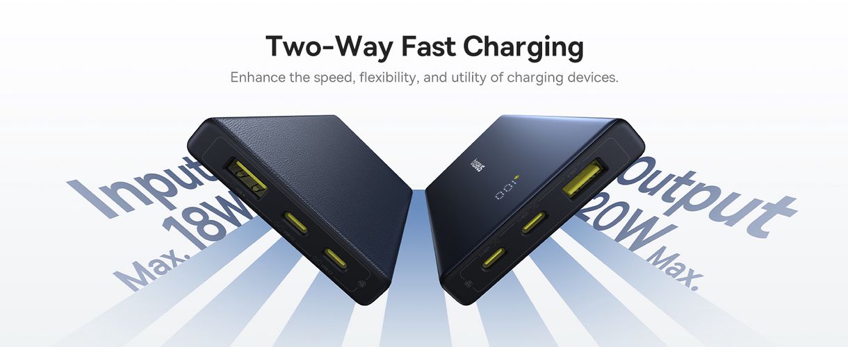 LiPo Powerbank 10000mAh 20W USB + 2xUSB-C PicoGo cosmic black BASEUS P10076801123-00 6932172670856