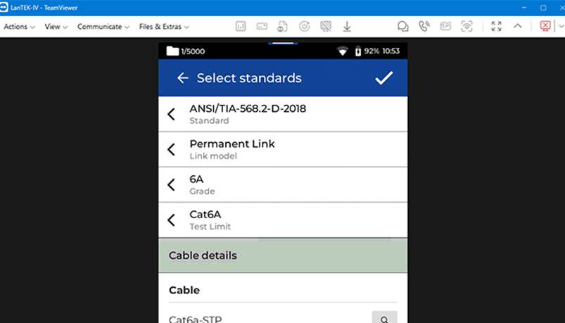 SignalTEK QT Pro 10G Vario/Optinio/Wi-Fi tinklų kvalifikavimo testeris, Trend Networks R166001 5056310406068