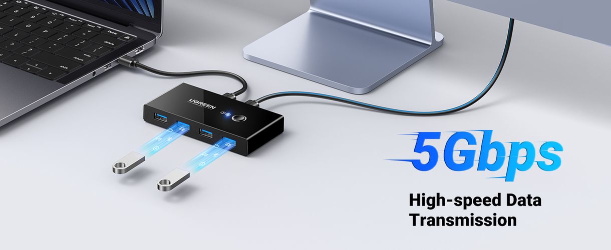 USB 3.0 Switch Box (2 In 4 Out) UGREEN/30768 6957303837687