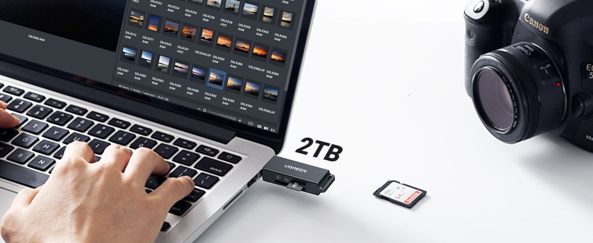 Card Reader SD, microSD USB 3.0 UGREEN/40752 6957303847525