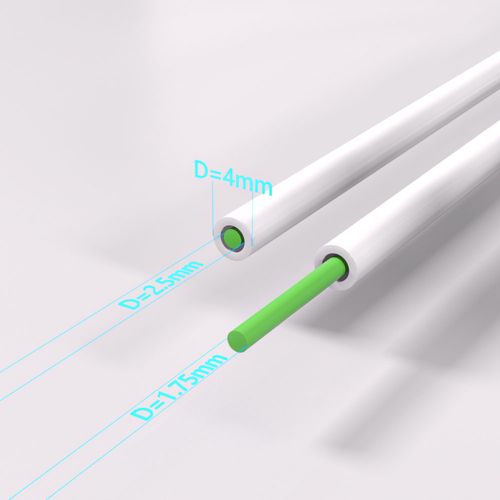 Тефлоновая трубка PTFE 4 мм/2,5 мм 2 м для K1/K1C/K1MAX ENDER-3V3 CREALITY CRE-4004200026 6971636400233