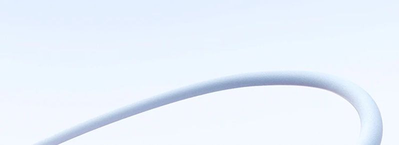Kabelis USB C - IP Lightning 2m 20W baltas porėto silikono izoliacija BASEUS E0426A05 6932172693923