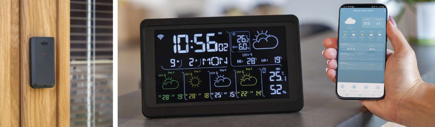 Juhtmevaba ilmajaam Wi-Fi GoSmart E8610 8592920136089