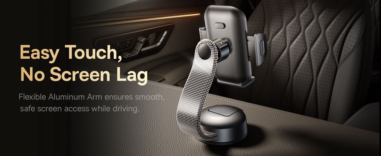 Clamping Car Mount with Suction Cup PrimeTrip C03 Air, Black C0013C01 6932172695729