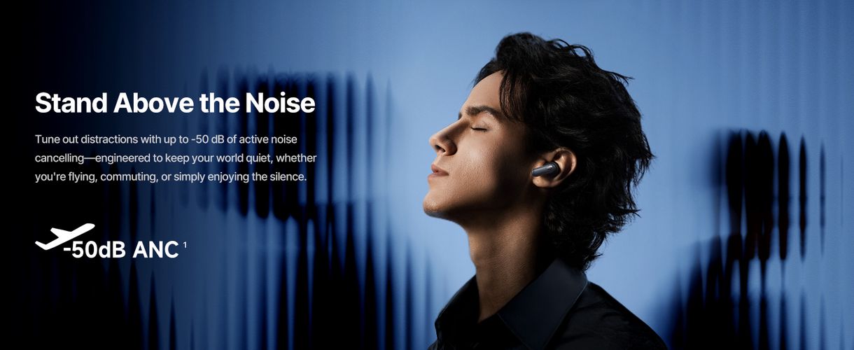 Juhtmevabad Bluetooth 6.1 Inspire XP1 mürasummutusega kõrvaklapid, mustad A0010902 6953156299948