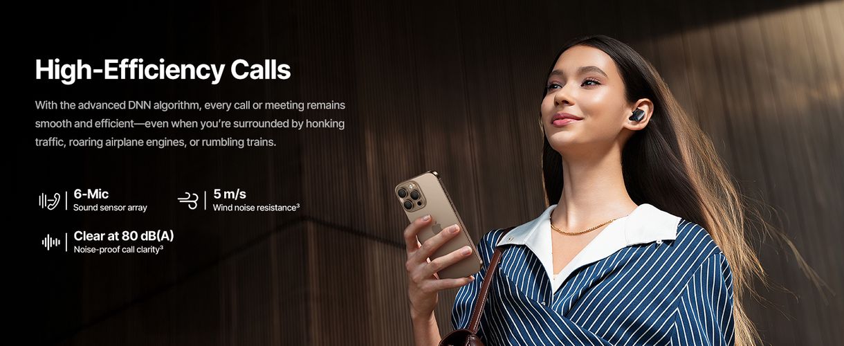 Juhtmevabad Bluetooth 6.1 Inspire XP1 mürasummutusega kõrvaklapid, mustad A0010902 6953156299948