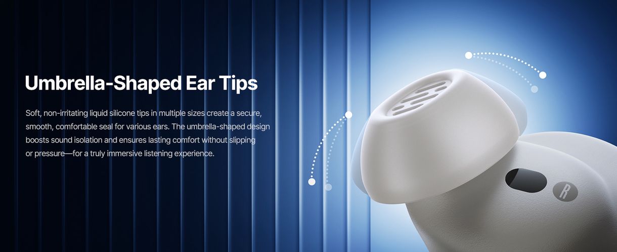 Беспроводные наушники с шумоподавлением Bluetooth 6.1 Inspire XP1, белый A0010903 6953156299924