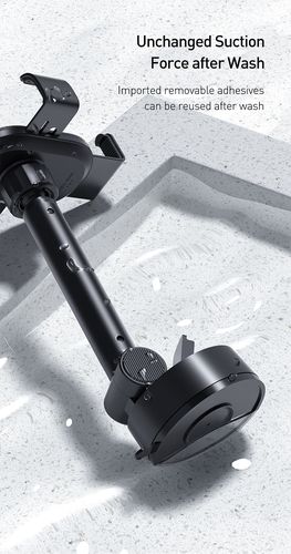 Automobilinis laikiklis 4.7-6.5" ekranų telefonams su siurbtuku, juodas SUYL-JY01 6953156220966