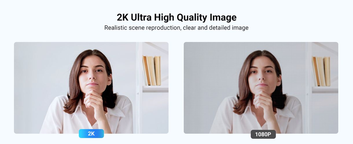 Webkamera USB FHD 2K@30FPS ar dubulto trokšņu slāpēšanas mikrofonu, privātuma pārsegs UGREEN/25442 6941876224425