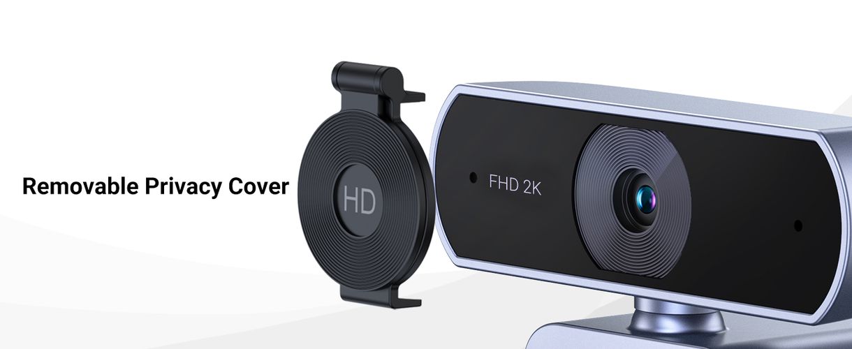 Webkamera USB FHD 2K@30FPS ar dubulto trokšņu slāpēšanas mikrofonu, privātuma pārsegs UGREEN/25442 6941876224425