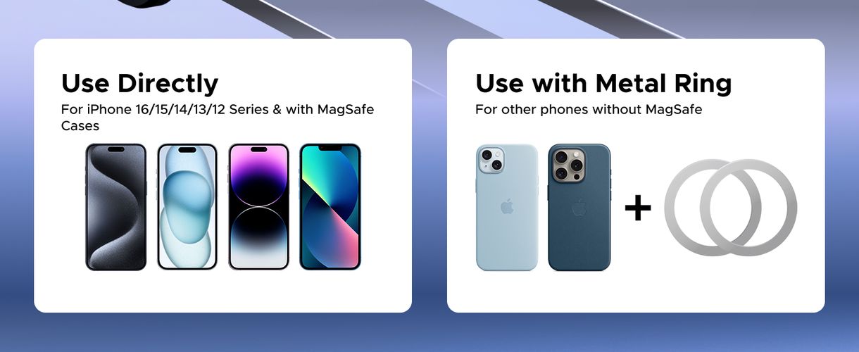 Automobilinis magnetinis telefono laikiklis (į ventiliacijos groteles), juodas UGREEN/65185 6941876261857