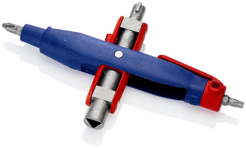 KNIPEX 00 11 07 Pen-Style Control Cabinet Key for all standard cabinets and shut-off systems 145 mm 00 11 07 4003773063018