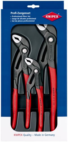 KNIPEX 00 20 09 V02 Cobra® Set 1 x 87 01 180, 1 x 87 01 250, 1 x 87 01 300  00 20 09 V02 4003773074793