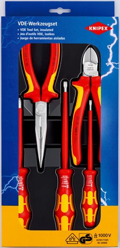 KNIPEX 00 20 13 VDE Tool Set 5 parts  00 20 13 4003773043287